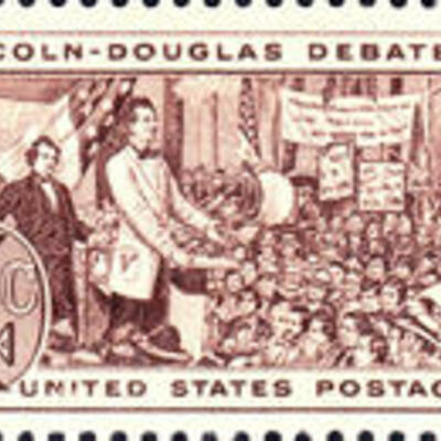 Lincoln-Douglas Debates Commemorative Stamp