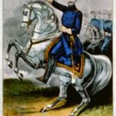 Maj. Gen. William S. Rosecrans at the Battle of Murfreesboro